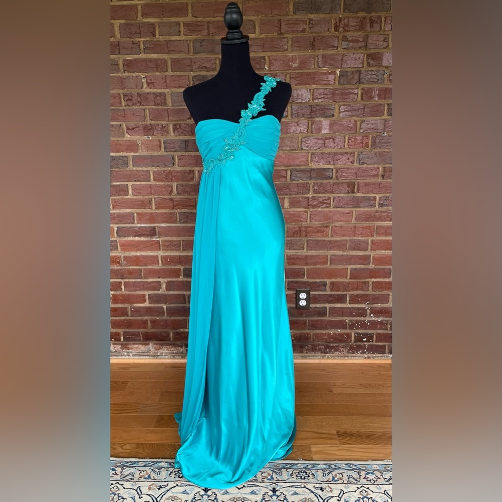 Turquoise gown